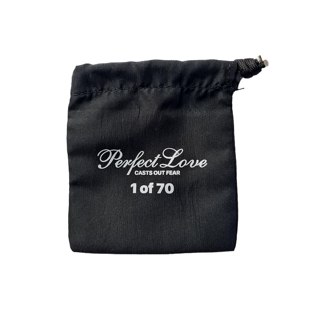 Red // Perfect Love Casts Out Fear Enamel Pin 1 / 70