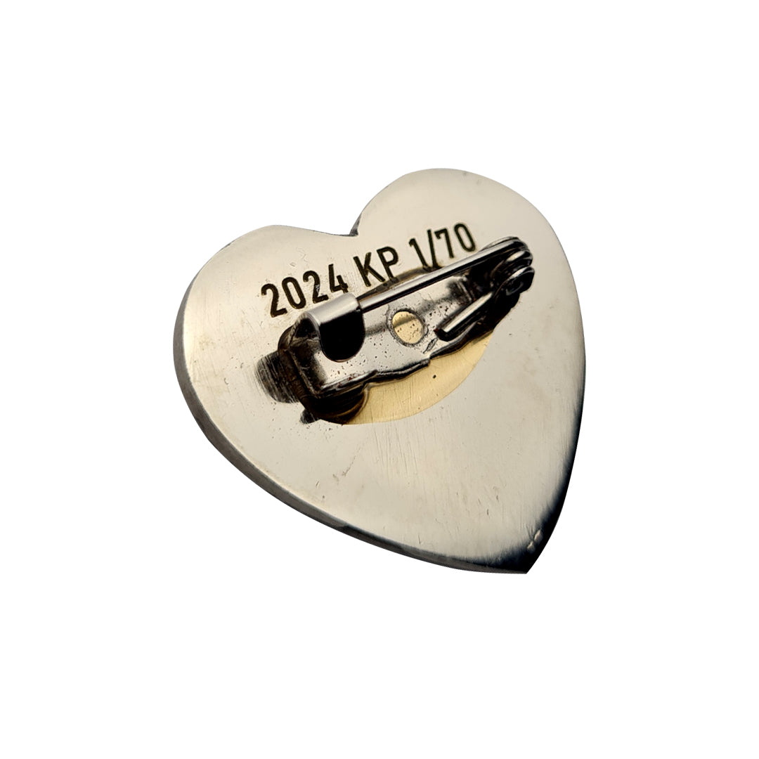 Red // Perfect Love Casts Out Fear Enamel Pin 1 / 70