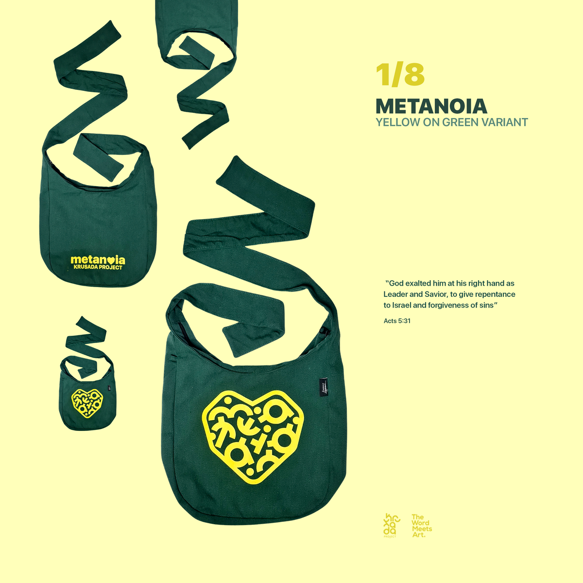Metanoia Yellow on Green Tsuno V2