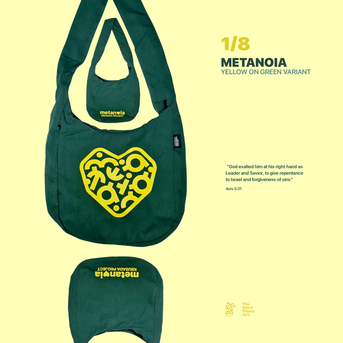 Metanoia Yellow on Green Tsuno V1