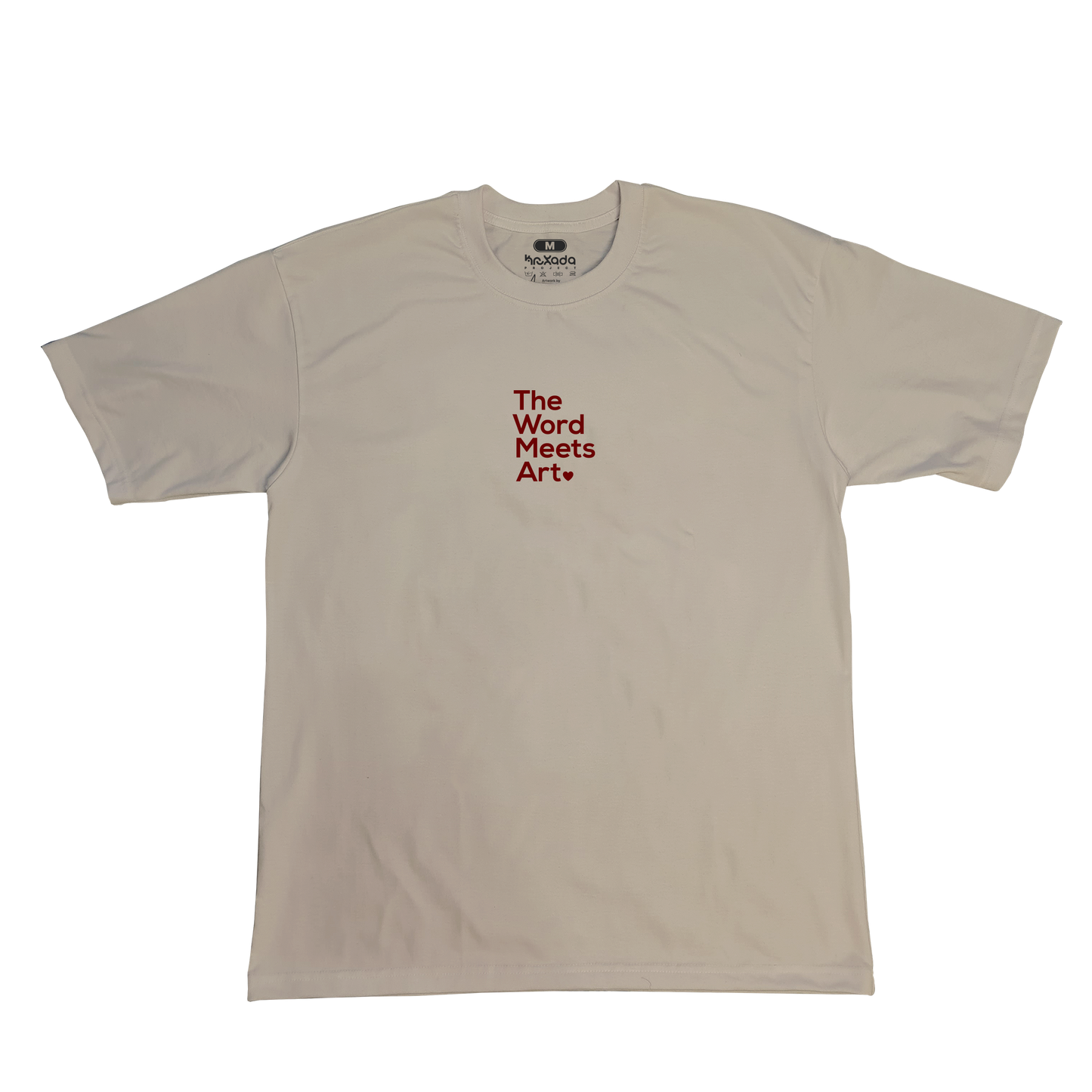 Perfect Love Casts Out Fear No.006 Limited Edition Art Shirt / Beige Colorway