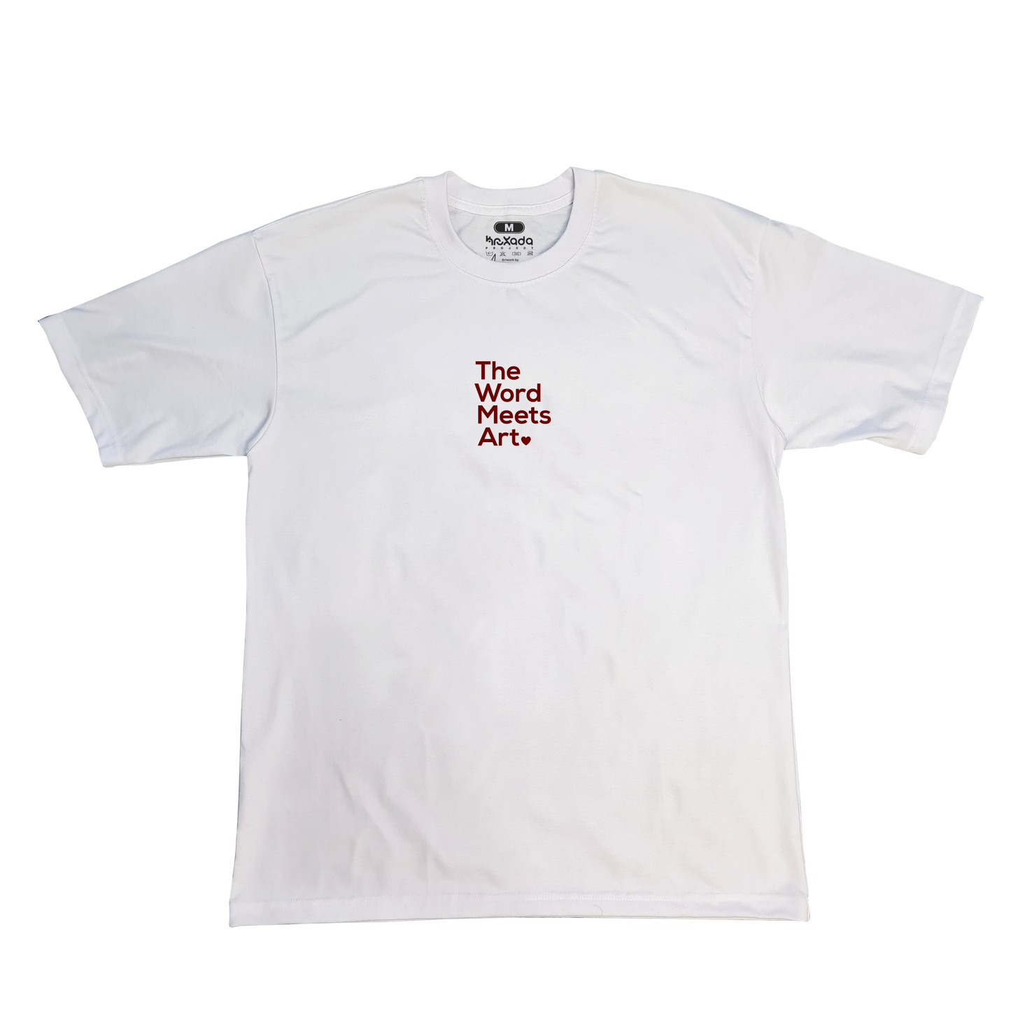 Perfect Love Casts Out Fear No.006 Limited Edition Art Shirt / White Colorway