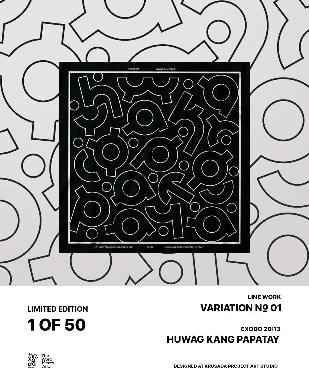 Exo 20:13 Bandana Linework Var. 1