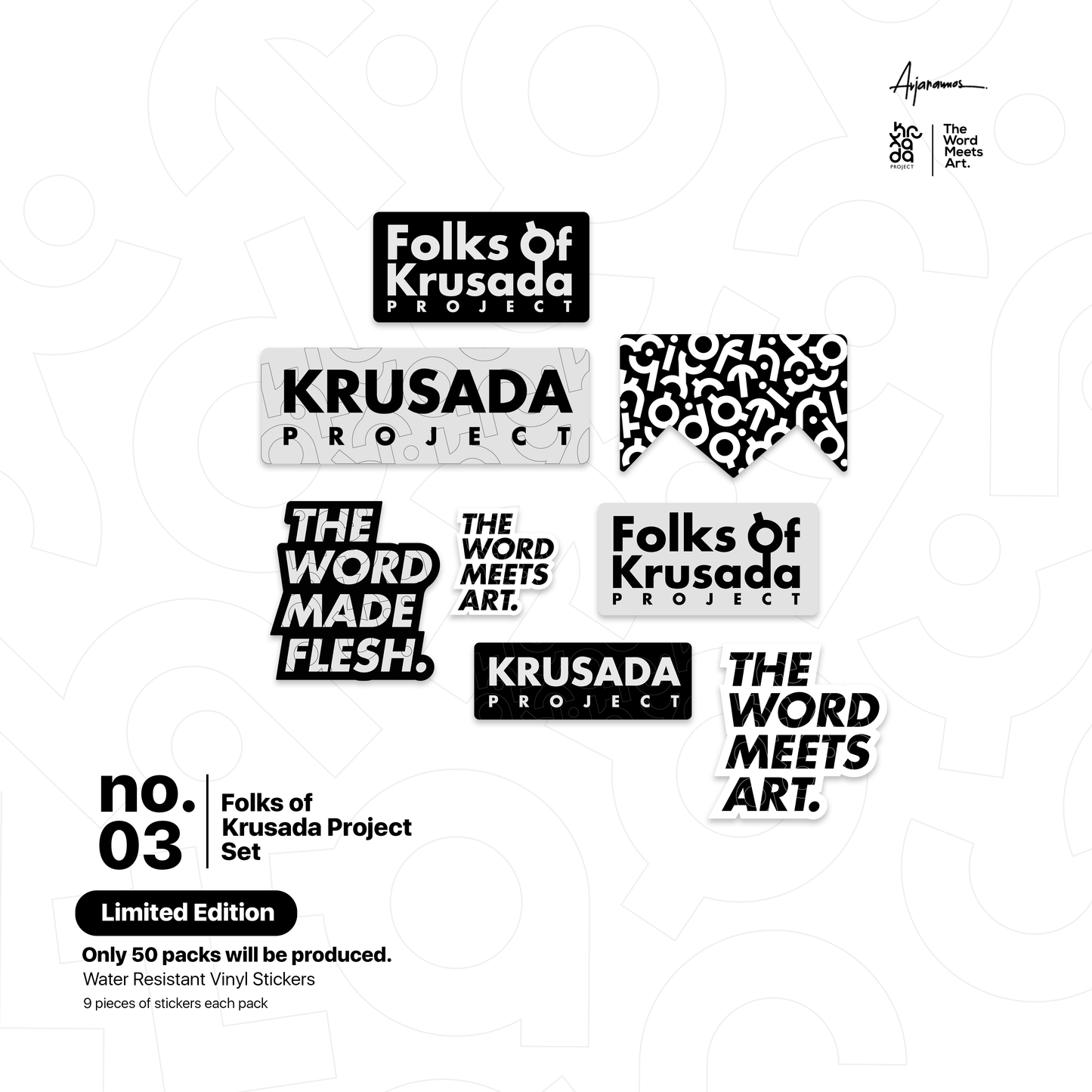 Folks of Krusada Project Sticker Set