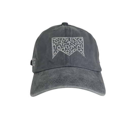Gray Acid Washed Upside Down Kingdom Cap